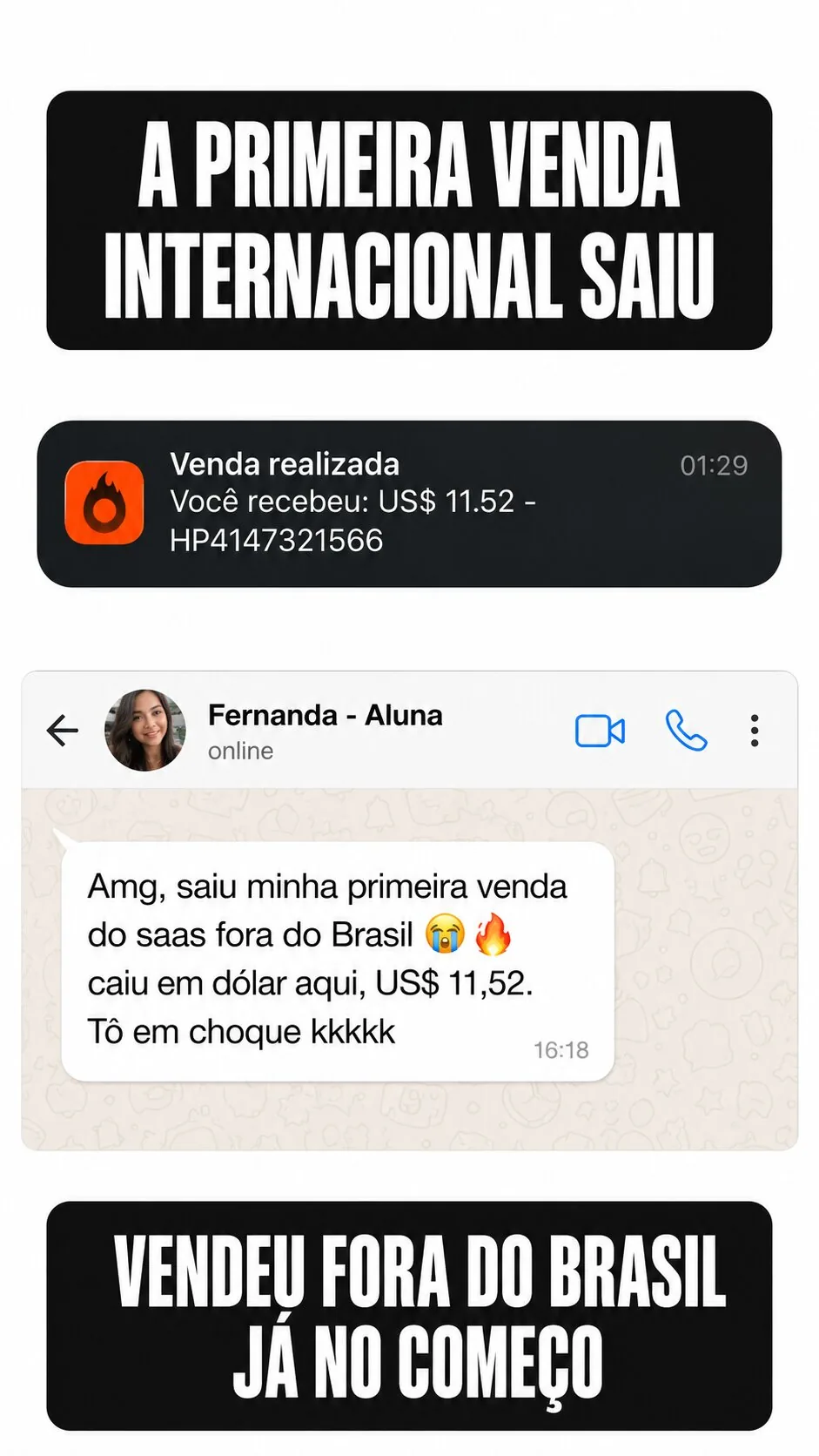 Resultado da aluna Fernanda