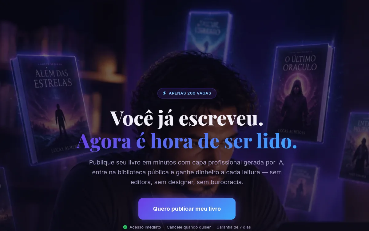 Página do Meu Livro App